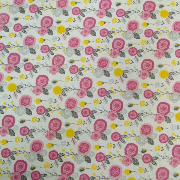 100% Organic Cotton - FLORAL